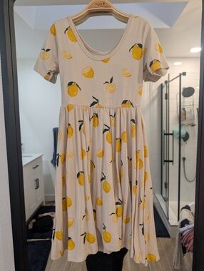 Kyte BABY Twirl Dress- Lemon Print